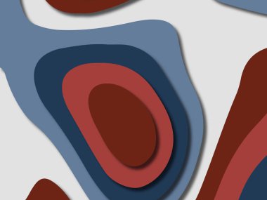 kağıt ile 3D arka plan şekilleri kesim. Soyut kağıt kitap kapağı için şablon arka plan bölmek. Kağıt arka plan kes. Soyut gerçekçi kağıt dekorasyon tasarımı için