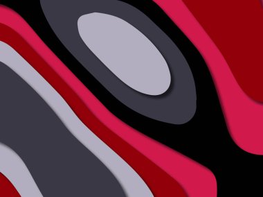 kağıt ile 3D arka plan şekilleri kesim. Soyut kağıt kitap kapağı için şablon arka plan bölmek. Kağıt arka plan kes. Soyut gerçekçi kağıt dekorasyon tasarımı için