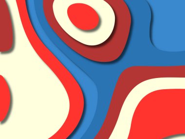 kağıt ile 3D arka plan şekilleri kesim. Soyut kağıt kitap kapağı için şablon arka plan bölmek. Kağıt arka plan kes. Soyut gerçekçi kağıt dekorasyon tasarımı için