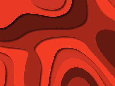 kağıt ile 3D arka plan şekilleri kesim. Soyut kağıt kitap kapağı için şablon arka plan bölmek. Kağıt arka plan kes. Soyut gerçekçi kağıt dekorasyon tasarımı için