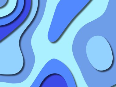 kağıt ile 3D arka plan şekilleri kesim. Soyut kağıt kitap kapağı için şablon arka plan bölmek. Kağıt arka plan kes. Soyut gerçekçi kağıt dekorasyon tasarımı için