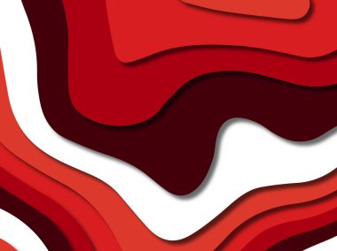 kağıt ile 3D arka plan şekilleri kesim. Soyut kağıt kitap kapağı için şablon arka plan bölmek. Kağıt arka plan kes. Soyut gerçekçi kağıt dekorasyon tasarımı için