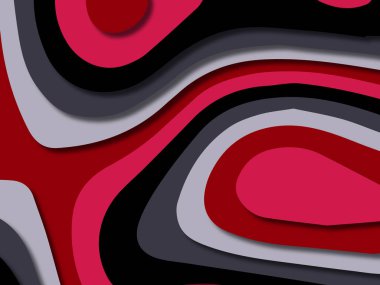 kağıt ile 3D arka plan şekilleri kesim. Soyut kağıt kitap kapağı için şablon arka plan bölmek. Kağıt arka plan kes. Soyut gerçekçi kağıt dekorasyon tasarımı için