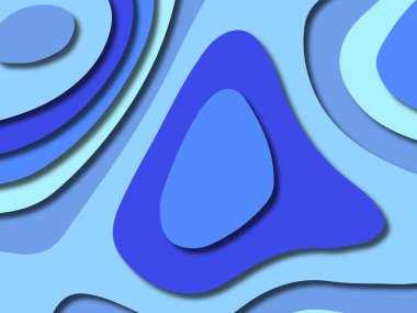 kağıt ile 3D arka plan şekilleri kesim. Soyut kağıt kitap kapağı için şablon arka plan bölmek. Kağıt arka plan kes. Soyut gerçekçi kağıt dekorasyon tasarımı için