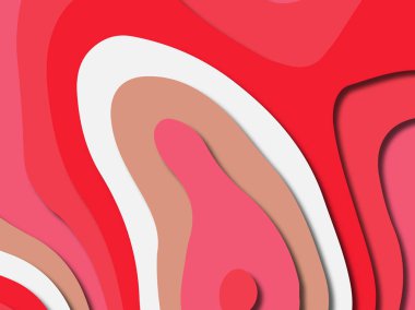 kağıt ile 3D arka plan şekilleri kesim. Soyut kağıt kitap kapağı için şablon arka plan bölmek. Kağıt arka plan kes. Soyut gerçekçi kağıt dekorasyon tasarımı için