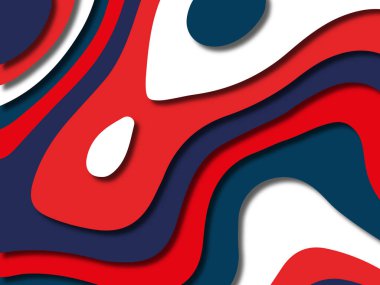 kağıt ile 3D arka plan şekilleri kesim. Soyut kağıt kitap kapağı için şablon arka plan bölmek. Kağıt arka plan kes. Soyut gerçekçi kağıt dekorasyon tasarımı için