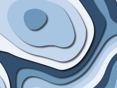 kağıt ile 3D arka plan şekilleri kesim. Soyut kağıt kitap kapağı için şablon arka plan bölmek. Kağıt arka plan kes. Soyut gerçekçi kağıt dekorasyon tasarımı için