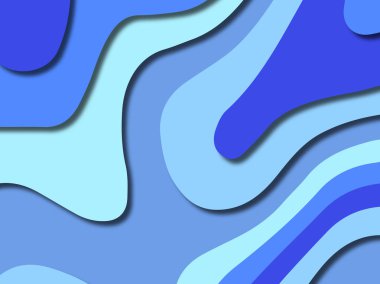 kağıt ile 3D arka plan şekilleri kesim. Soyut kağıt kitap kapağı için şablon arka plan bölmek. Kağıt arka plan kes. Soyut gerçekçi kağıt dekorasyon tasarımı için