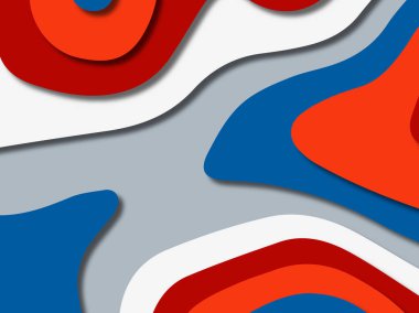 kağıt ile 3D arka plan şekilleri kesim. Soyut kağıt kitap kapağı için şablon arka plan bölmek. Kağıt arka plan kes. Soyut gerçekçi kağıt dekorasyon tasarımı için