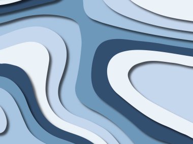 kağıt ile 3D arka plan şekilleri kesim. Soyut kağıt kitap kapağı için şablon arka plan bölmek. Kağıt arka plan kes. Soyut gerçekçi kağıt dekorasyon tasarımı için