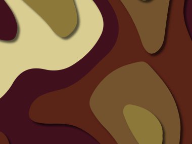 kağıt ile 3D arka plan şekilleri kesim. Soyut kağıt kitap kapağı için şablon arka plan bölmek. Kağıt arka plan kes. Soyut gerçekçi kağıt dekorasyon tasarımı için