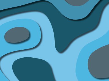 kağıt ile 3D arka plan şekilleri kesim. Soyut kağıt kitap kapağı için şablon arka plan bölmek. Kağıt arka plan kes. Soyut gerçekçi kağıt dekorasyon tasarımı için