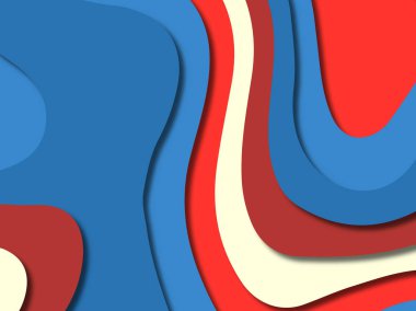 kağıt ile 3D arka plan şekilleri kesim. Soyut kağıt kitap kapağı için şablon arka plan bölmek. Kağıt arka plan kes. Soyut gerçekçi kağıt dekorasyon tasarımı için