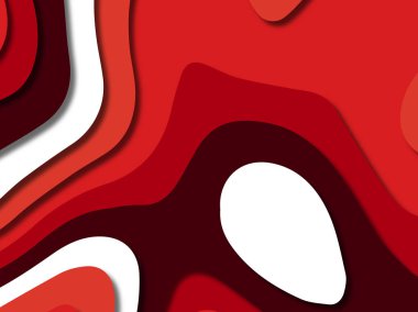 kağıt ile 3D arka plan şekilleri kesim. Soyut kağıt kitap kapağı için şablon arka plan bölmek. Kağıt arka plan kes. Soyut gerçekçi kağıt dekorasyon tasarımı için