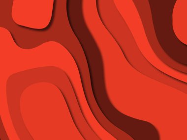 kağıt ile 3D arka plan şekilleri kesim. Soyut kağıt kitap kapağı için şablon arka plan bölmek. Kağıt arka plan kes. Soyut gerçekçi kağıt dekorasyon tasarımı için