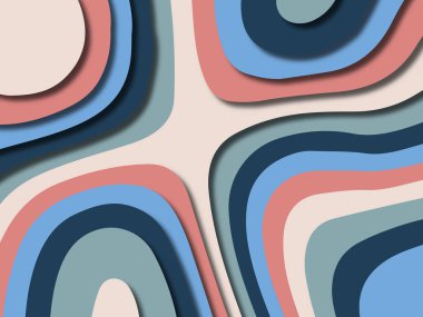 kağıt ile 3D arka plan şekilleri kesim. Soyut kağıt kitap kapağı için şablon arka plan bölmek. Kağıt arka plan kes. Soyut gerçekçi kağıt dekorasyon tasarımı için