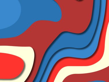 kağıt ile 3D arka plan şekilleri kesim. Soyut kağıt kitap kapağı için şablon arka plan bölmek. Kağıt arka plan kes. Soyut gerçekçi kağıt dekorasyon tasarımı için