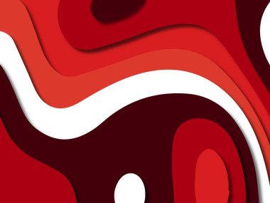 kağıt ile 3D arka plan şekilleri kesim. Soyut kağıt kitap kapağı için şablon arka plan bölmek. Kağıt arka plan kes. Soyut gerçekçi kağıt dekorasyon tasarımı için