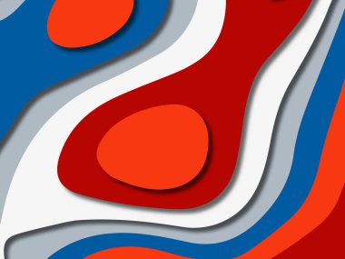 kağıt ile 3D arka plan şekilleri kesim. Soyut kağıt kitap kapağı için şablon arka plan bölmek. Kağıt arka plan kes. Soyut gerçekçi kağıt dekorasyon tasarımı için