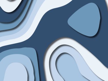 kağıt ile 3D arka plan şekilleri kesim. Soyut kağıt kitap kapağı için şablon arka plan bölmek. Kağıt arka plan kes. Soyut gerçekçi kağıt dekorasyon tasarımı için