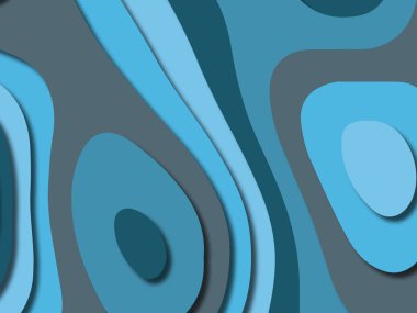 kağıt ile 3D arka plan şekilleri kesim. Soyut kağıt kitap kapağı için şablon arka plan bölmek. Kağıt arka plan kes. Soyut gerçekçi kağıt dekorasyon tasarımı için