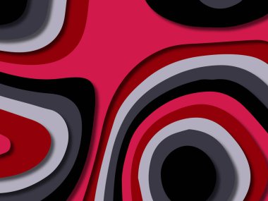 kağıt ile 3D arka plan şekilleri kesim. Soyut kağıt kitap kapağı için şablon arka plan bölmek. Kağıt arka plan kes. Soyut gerçekçi kağıt dekorasyon tasarımı için