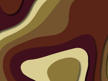 kağıt ile 3D arka plan şekilleri kesim. Soyut kağıt kitap kapağı için şablon arka plan bölmek. Kağıt arka plan kes. Soyut gerçekçi kağıt dekorasyon tasarımı için