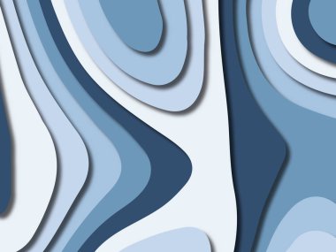 kağıt ile 3D arka plan şekilleri kesim. Soyut kağıt kitap kapağı için şablon arka plan bölmek. Kağıt arka plan kes. Soyut gerçekçi kağıt dekorasyon tasarımı için