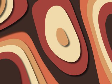 kağıt ile 3D arka plan şekilleri kesim. Soyut kağıt kitap kapağı için şablon arka plan bölmek. Kağıt arka plan kes. Soyut gerçekçi kağıt dekorasyon tasarımı için