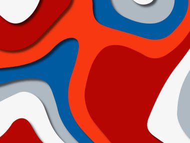 kağıt ile 3D arka plan şekilleri kesim. Soyut kağıt kitap kapağı için şablon arka plan bölmek. Kağıt arka plan kes. Soyut gerçekçi kağıt dekorasyon tasarımı için