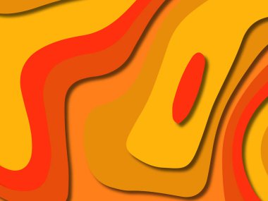 kağıt ile 3D arka plan şekilleri kesim. Soyut kağıt kitap kapağı için şablon arka plan bölmek. Kağıt arka plan kes. Soyut gerçekçi kağıt dekorasyon tasarımı için