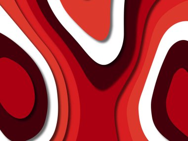 kağıt ile 3D arka plan şekilleri kesim. Soyut kağıt kitap kapağı için şablon arka plan bölmek. Kağıt arka plan kes. Soyut gerçekçi kağıt dekorasyon tasarımı için