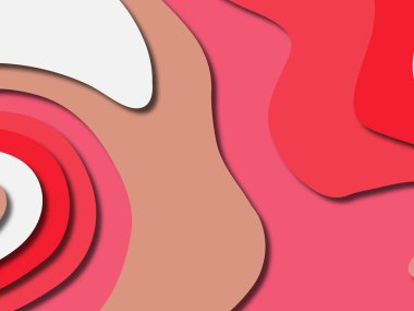 kağıt ile 3D arka plan şekilleri kesim. Soyut kağıt kitap kapağı için şablon arka plan bölmek. Kağıt arka plan kes. Soyut gerçekçi kağıt dekorasyon tasarımı için