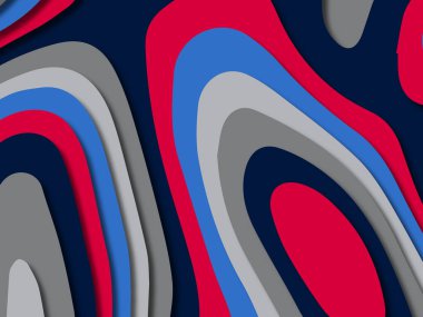 kağıt ile 3D arka plan şekilleri kesim. Soyut kağıt kitap kapağı için şablon arka plan bölmek. Kağıt arka plan kes. Soyut gerçekçi kağıt dekorasyon tasarımı için