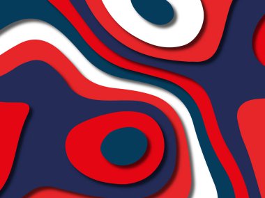 kağıt ile 3D arka plan şekilleri kesim. Soyut kağıt kitap kapağı için şablon arka plan bölmek. Kağıt arka plan kes. Soyut gerçekçi kağıt dekorasyon tasarımı için