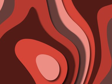 kağıt ile 3D arka plan şekilleri kesim. Soyut kağıt kitap kapağı için şablon arka plan bölmek. Kağıt arka plan kes. Soyut gerçekçi kağıt dekorasyon tasarımı için