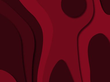 kağıt ile 3D arka plan şekilleri kesim. Soyut kağıt kitap kapağı için şablon arka plan bölmek. Kağıt arka plan kes. Soyut gerçekçi kağıt dekorasyon tasarımı için