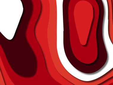 kağıt ile 3D arka plan şekilleri kesim. Soyut kağıt kitap kapağı için şablon arka plan bölmek. Kağıt arka plan kes. Soyut gerçekçi kağıt dekorasyon tasarımı için