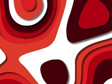 kağıt ile 3D arka plan şekilleri kesim. Soyut kağıt kitap kapağı için şablon arka plan bölmek. Kağıt arka plan kes. Soyut gerçekçi kağıt dekorasyon tasarımı için