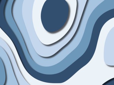 kağıt ile 3D arka plan şekilleri kesim. Soyut kağıt kitap kapağı için şablon arka plan bölmek. Kağıt arka plan kes. Soyut gerçekçi kağıt dekorasyon tasarımı için