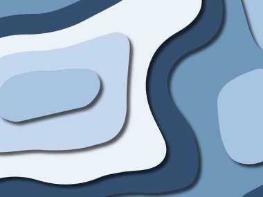 kağıt ile 3D arka plan şekilleri kesim. Soyut kağıt kitap kapağı için şablon arka plan bölmek. Kağıt arka plan kes. Soyut gerçekçi kağıt dekorasyon tasarımı için