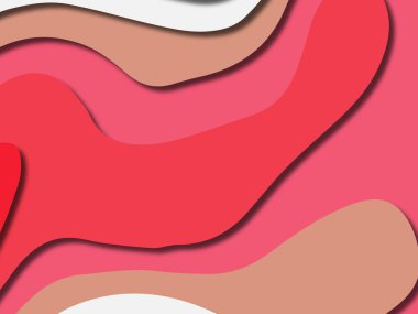 kağıt ile 3D arka plan şekilleri kesim. Soyut kağıt kitap kapağı için şablon arka plan bölmek. Kağıt arka plan kes. Soyut gerçekçi kağıt dekorasyon tasarımı için