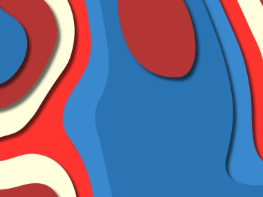 kağıt ile 3D arka plan şekilleri kesim. Soyut kağıt kitap kapağı için şablon arka plan bölmek. Kağıt arka plan kes. Soyut gerçekçi kağıt dekorasyon tasarımı için