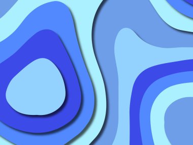 kağıt ile 3D arka plan şekilleri kesim. Soyut kağıt kitap kapağı için şablon arka plan bölmek. Kağıt arka plan kes. Soyut gerçekçi kağıt dekorasyon tasarımı için