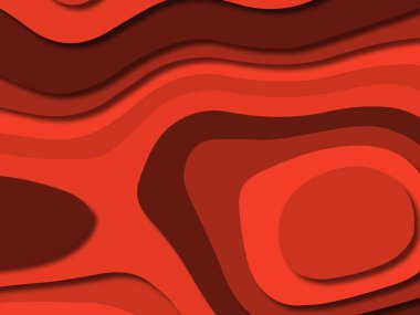 kağıt ile 3D arka plan şekilleri kesim. Soyut kağıt kitap kapağı için şablon arka plan bölmek. Kağıt arka plan kes. Soyut gerçekçi kağıt dekorasyon tasarımı için