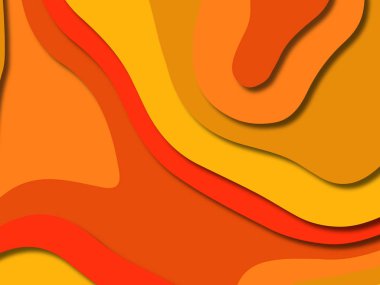 kağıt ile 3D arka plan şekilleri kesim. Soyut kağıt kitap kapağı için şablon arka plan bölmek. Kağıt arka plan kes. Soyut gerçekçi kağıt dekorasyon tasarımı için