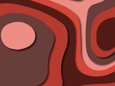 kağıt ile 3D arka plan şekilleri kesim. Soyut kağıt kitap kapağı için şablon arka plan bölmek. Kağıt arka plan kes. Soyut gerçekçi kağıt dekorasyon tasarımı için