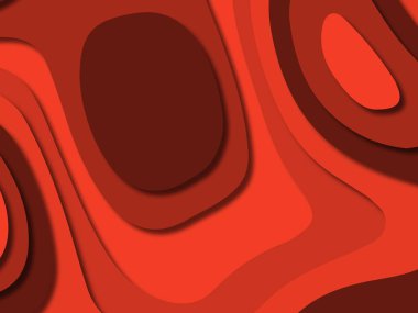 kağıt ile 3D arka plan şekilleri kesim. Soyut kağıt kitap kapağı için şablon arka plan bölmek. Kağıt arka plan kes. Soyut gerçekçi kağıt dekorasyon tasarımı için