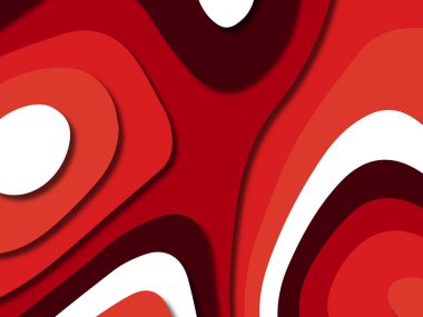 kağıt ile 3D arka plan şekilleri kesim. Soyut kağıt kitap kapağı için şablon arka plan bölmek. Kağıt arka plan kes. Soyut gerçekçi kağıt dekorasyon tasarımı için