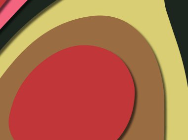 kağıt ile 3D arka plan şekilleri kesim. Soyut kağıt kitap kapağı için şablon arka plan bölmek. Kağıt arka plan kes. Soyut gerçekçi kağıt dekorasyon tasarımı için